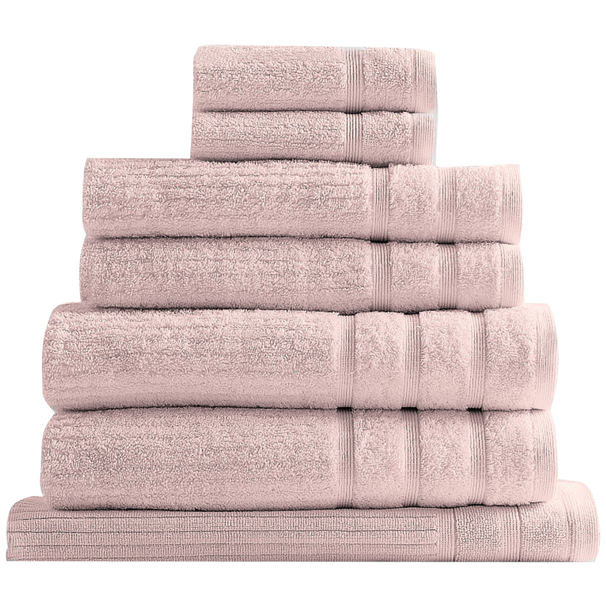 Royal Comfort Eden Cotton 600GSM Bath Towels 8 Piece
