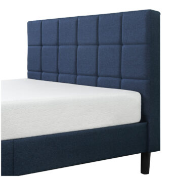 Blackstone Upholstered Square Stitched, Blackstone Queen Upholstered Square Stitched Platform Bed