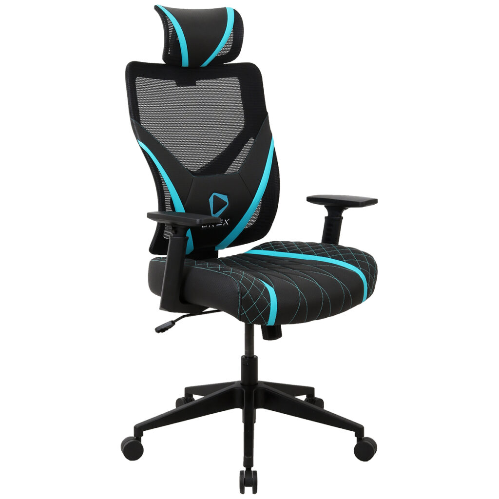 ONEX GE300 Breathable Ergonomic Gaming Chair Black Blue