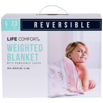 Life Comfort Juvenile Weighted Blanket Rainbow