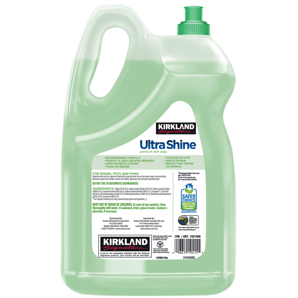 kirkland ultra shine dishwasher detergent reviews