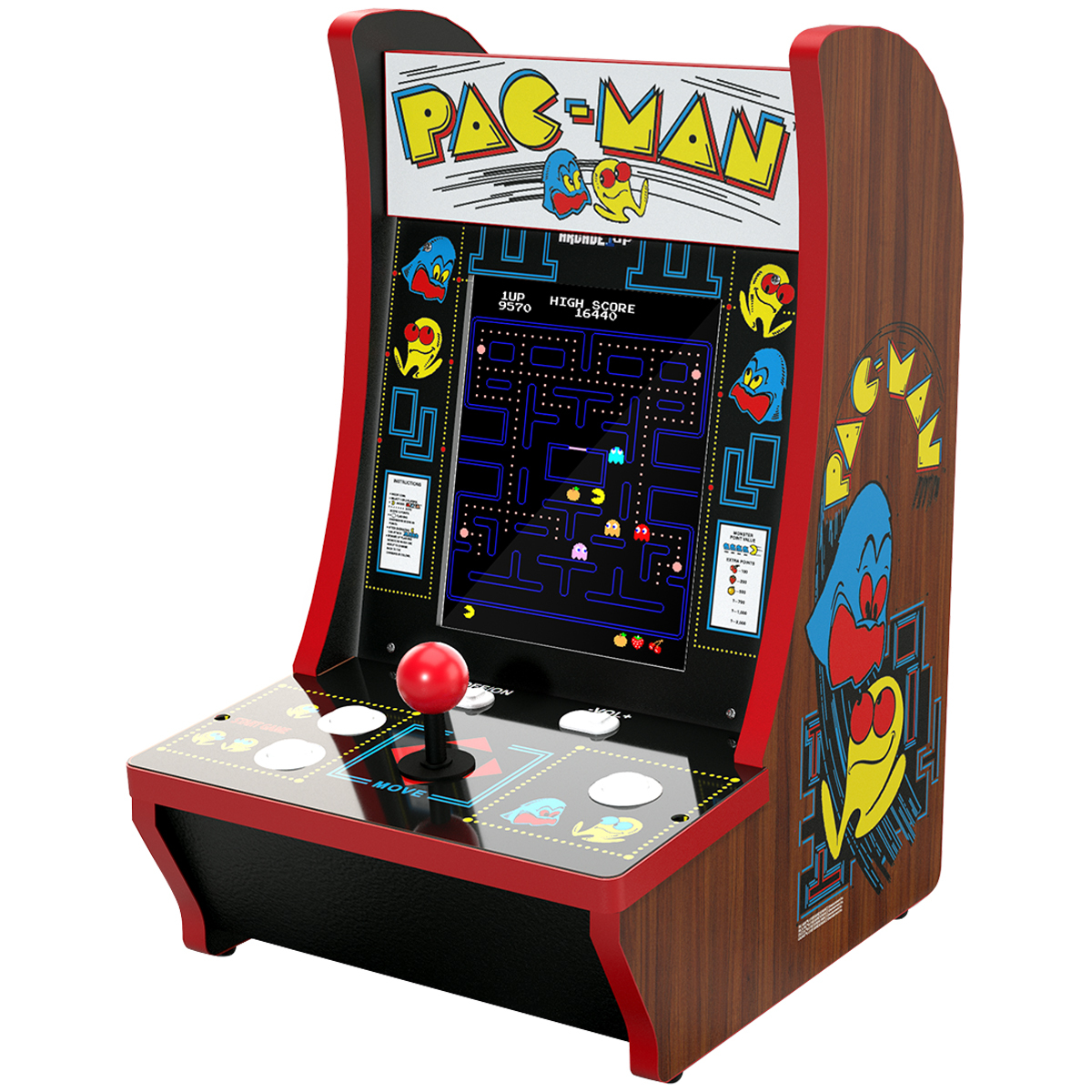 Pacman 40th Anniversary Edition 4-in-1 Counter-Cade