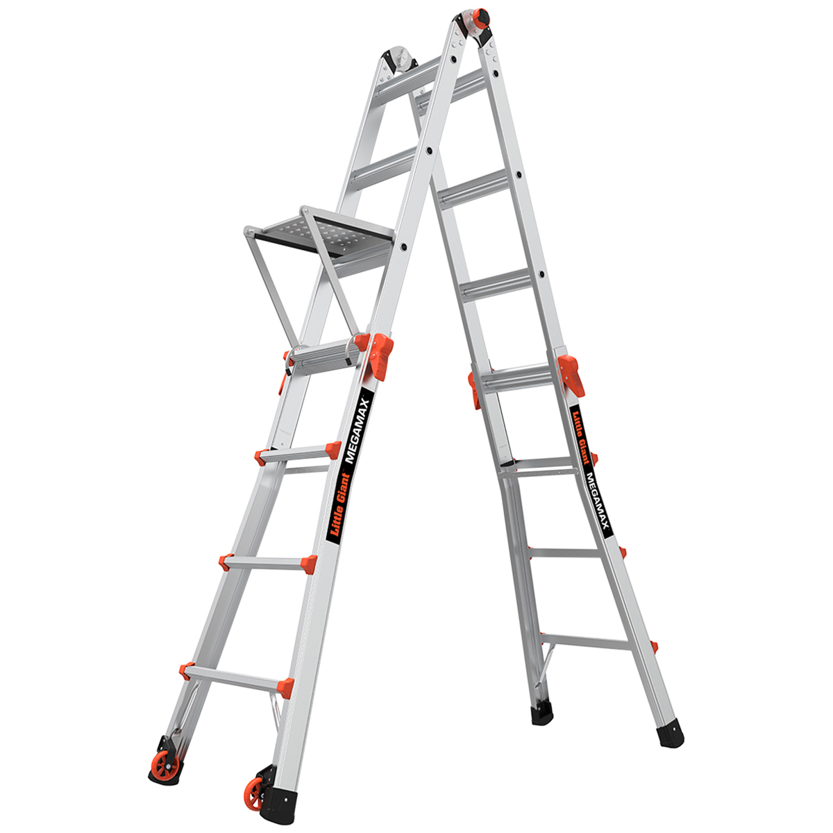 Little Giant MegaMax Multi-Position Ladder with Work Platform