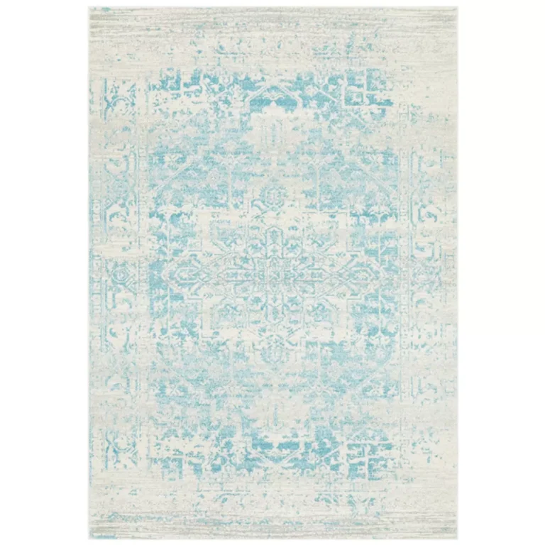 Rug Culture Evoke 253 White/Blue Indoor Rug 290 x 200cm