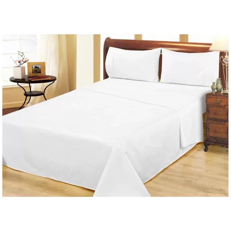 Ramesses 1000 Thread Count Pima Cotton Narrow Stripe Queen Sheet Set