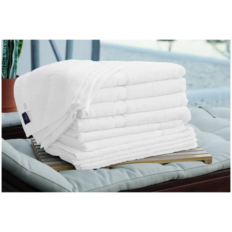 Kingtex Plain Dyed Combed Cotton Bath Sheet Set 14 Piece