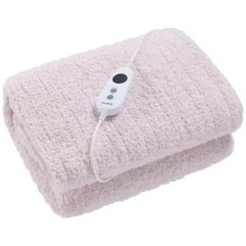 Dreamaker Teddy Fleece Heated Throw