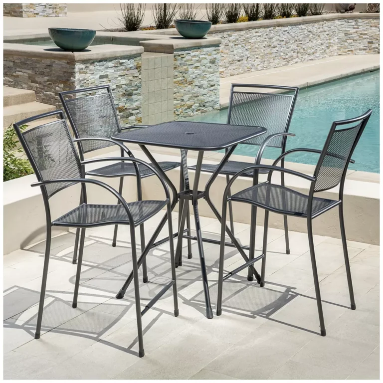 SunVilla Mesh Patio Dining 5 Piece Set