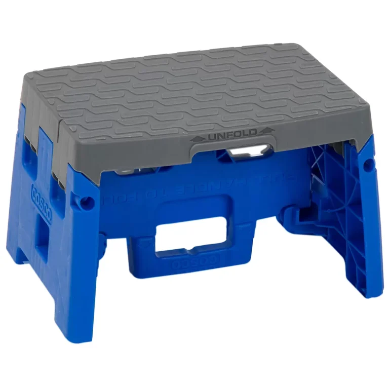 COSCO 1-Step Plastic Folding Step Stool 2 Pack