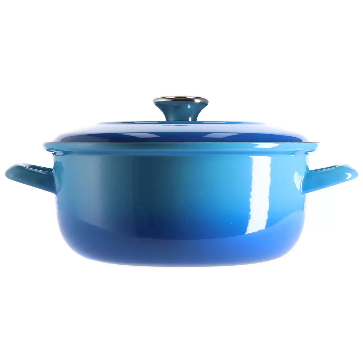 Merton & Storck Enameled Iron Dutch Oven 5L Caribbean Blue