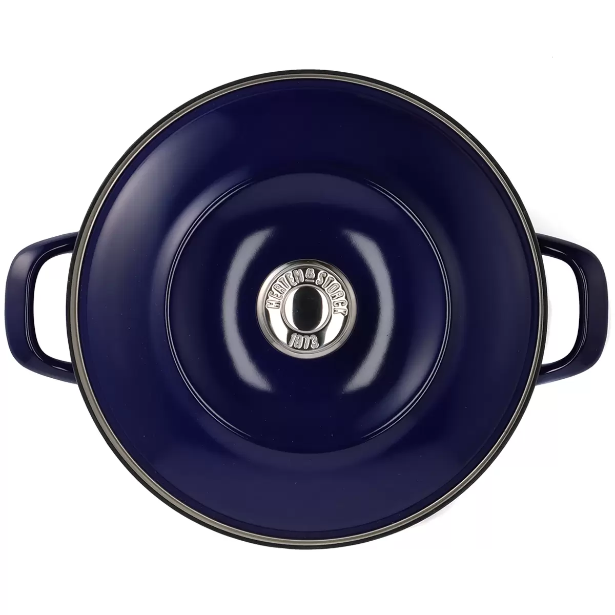 Merton & Storck Enameled Iron Dutch Oven 5L Conalt Blue