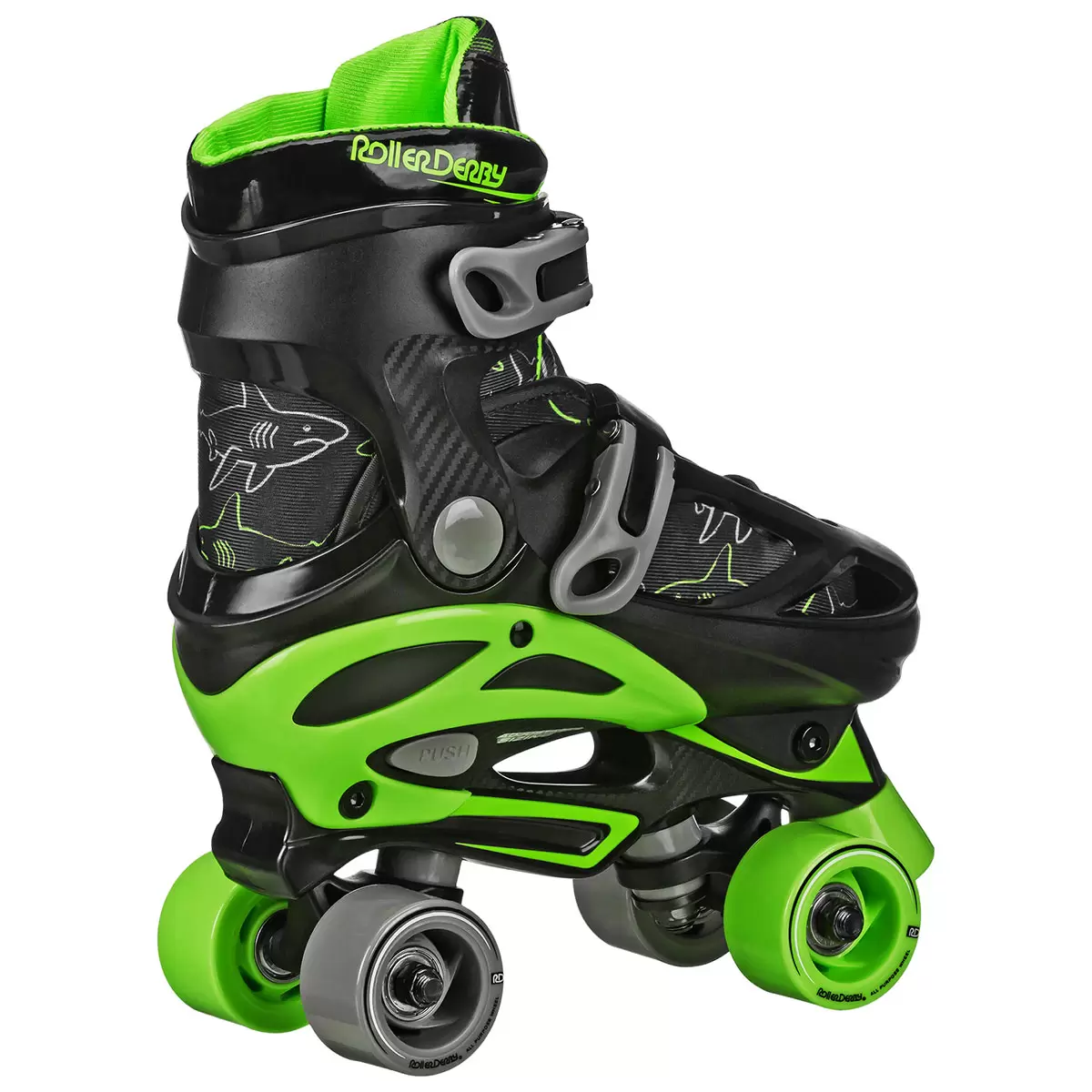 Roller Derby Rollerskates Sprinter Green