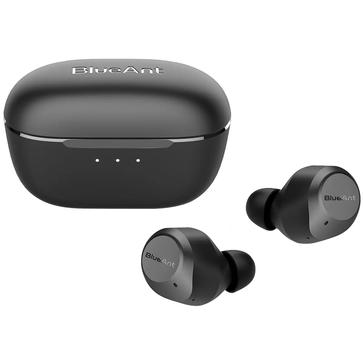 BlueAnt Pump Air Pro Active Noise Cancelling True Wireless In Ear Headphones Black PUMP-AIR-PRO-BK