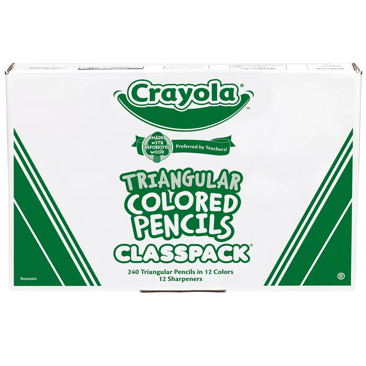 Crayola Triangular 240 Pieces Coloured Pencil 12 Colours