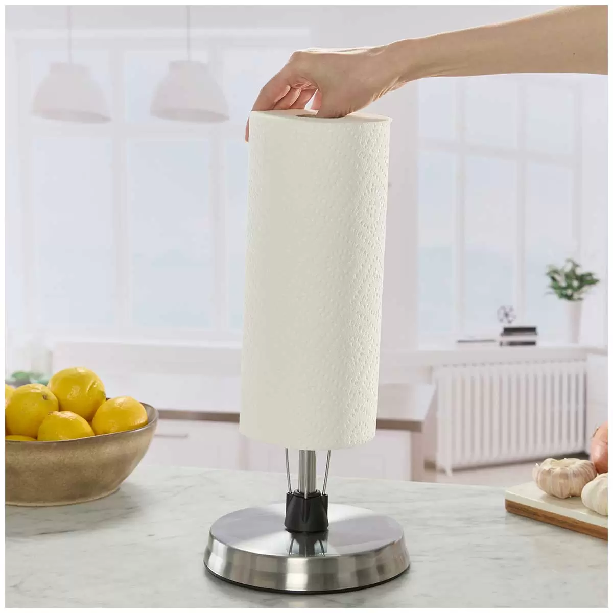 Kamenstein Stainless Steel Perfect Tear Paper Towel Holder