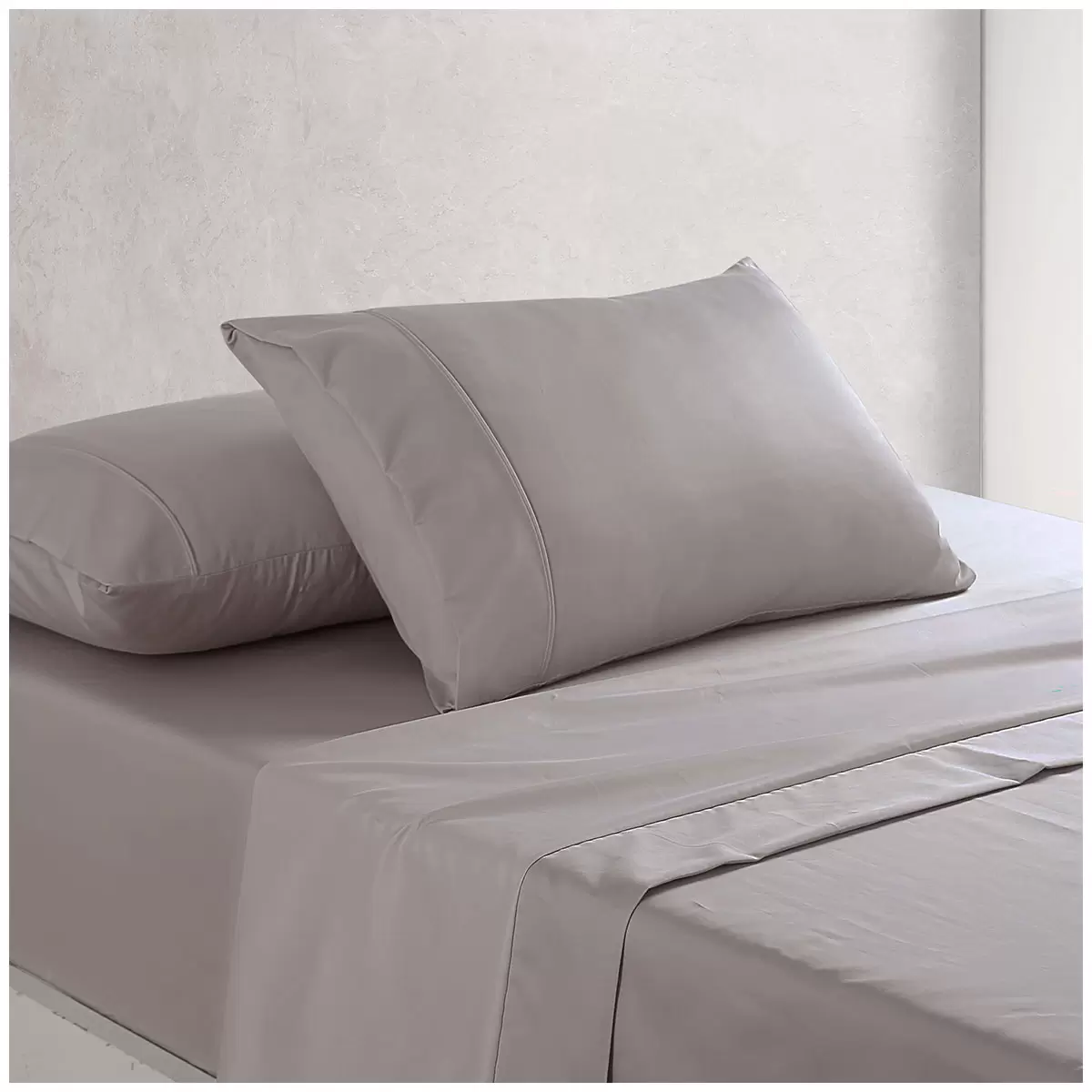 Onkaparinga Cotton Rich 1500TC Sheet Set Queen 4 Piece Cream