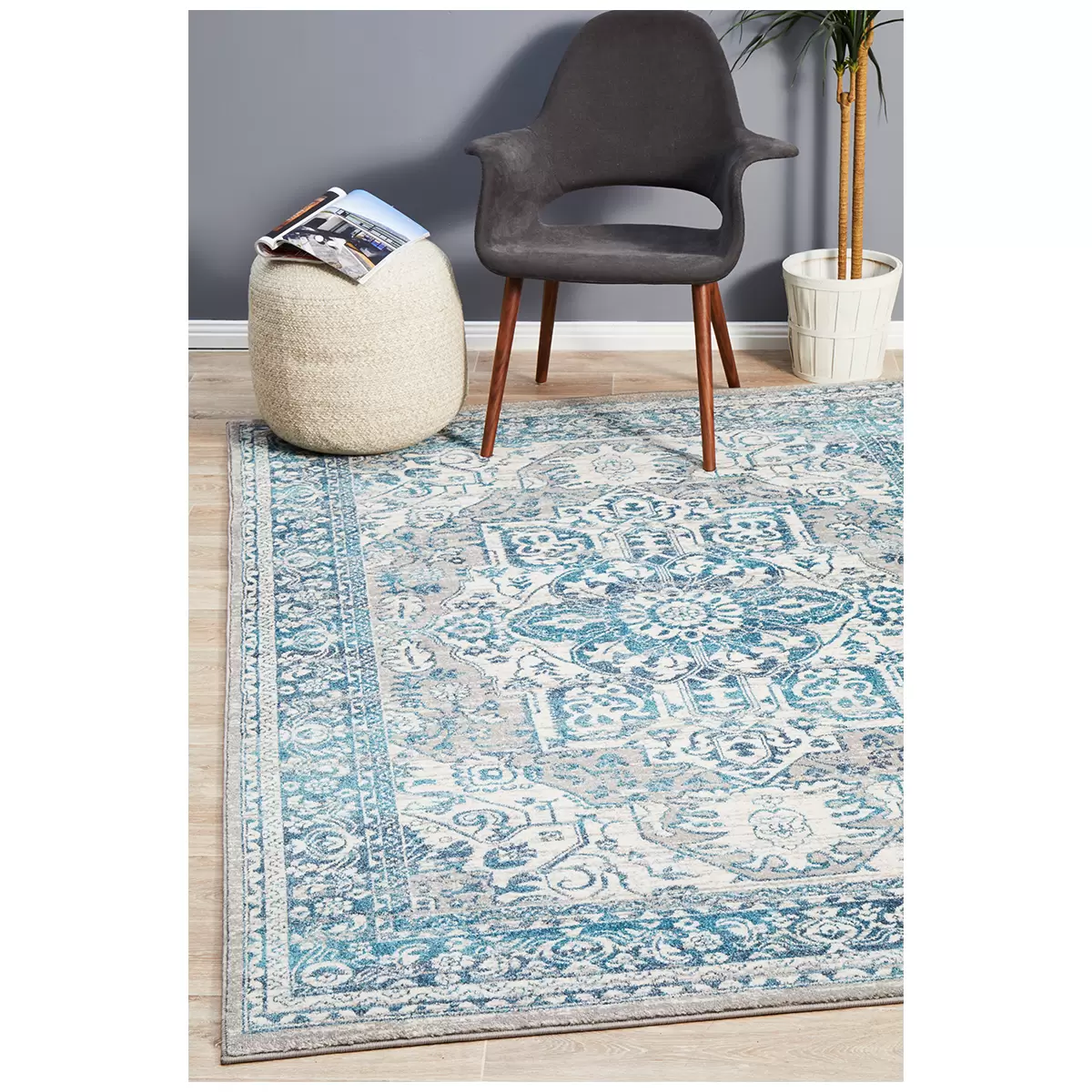 Unitex Babylon 207 Blue 230 cm x 160 cm