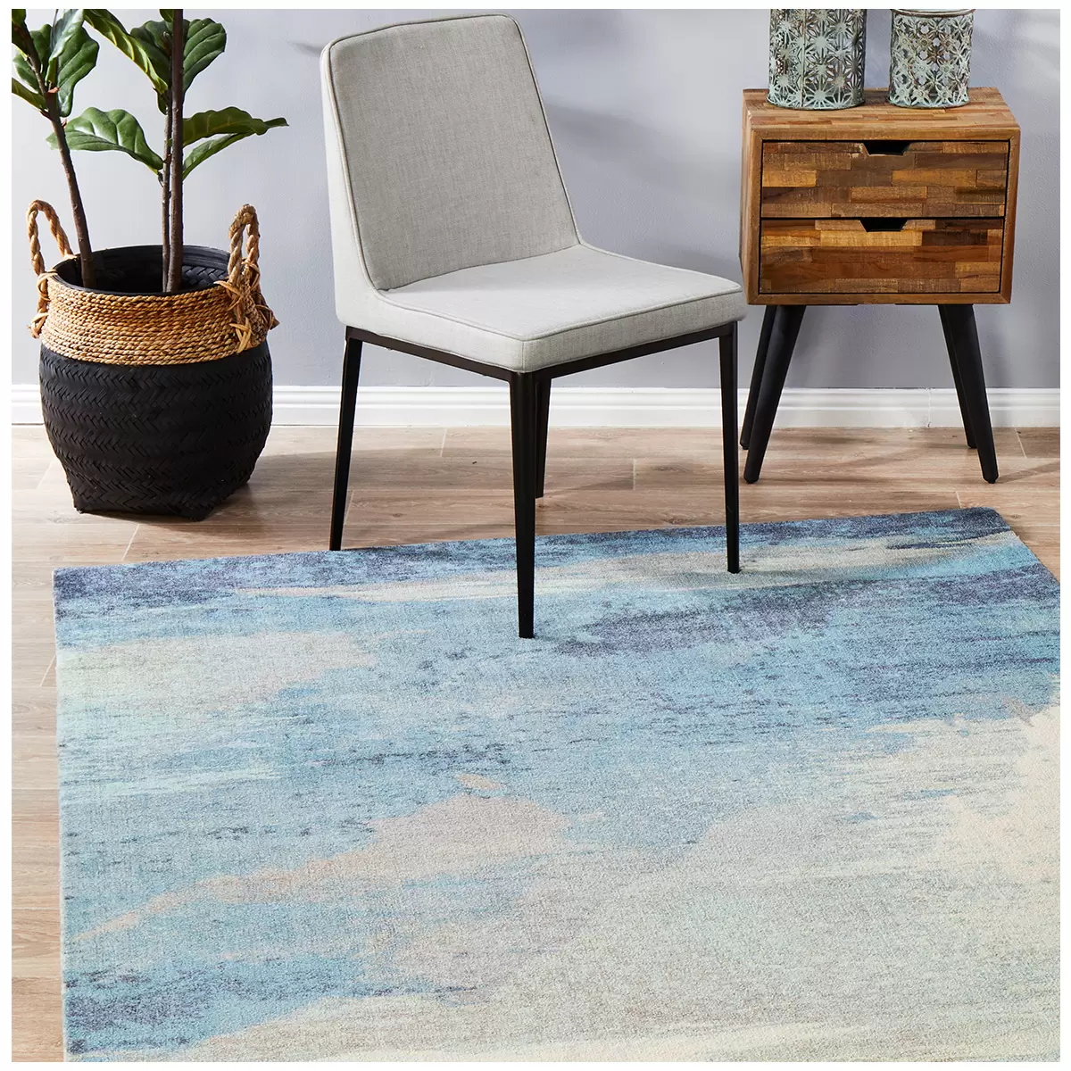 City 563 RUG Blue 230x160