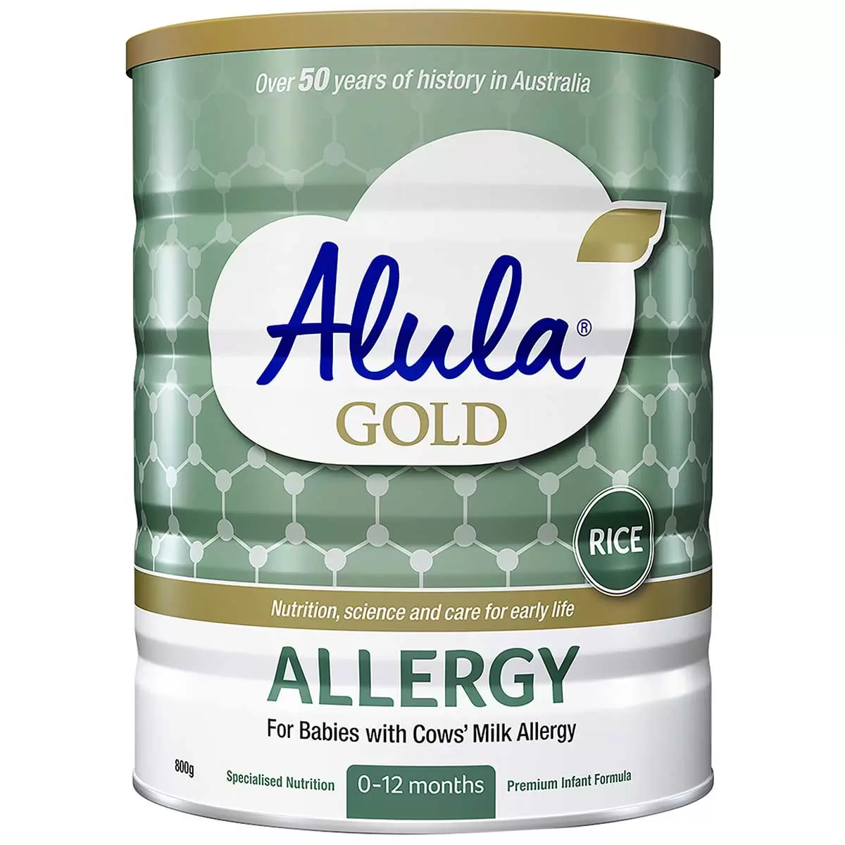 Alula Gold Allergy Infant Formula 0-12 Months 3 x 800g
