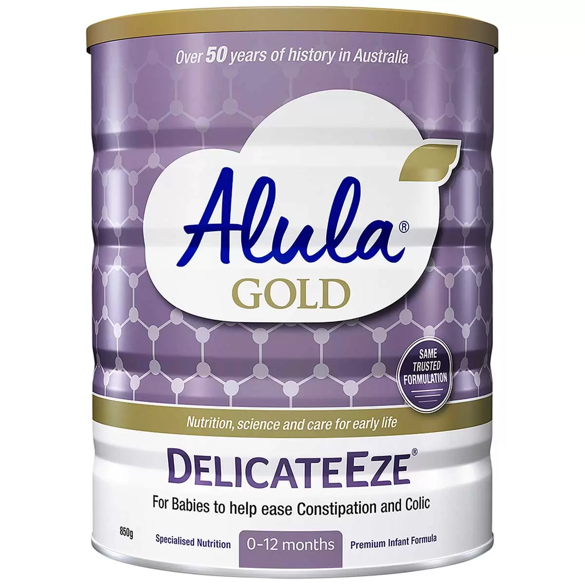 Alula Gold Delicateeze 0-12 Months 3 x 850g