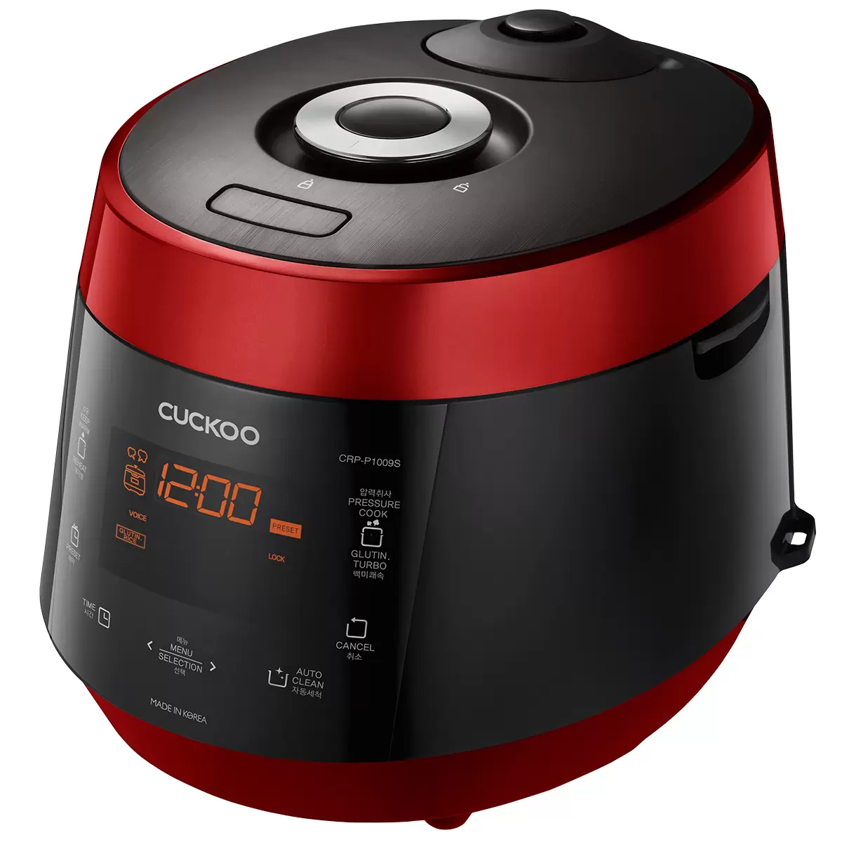 Cuckoo HP Electric Pressure Rice Cooker/Warmer CRP-P1009S Red