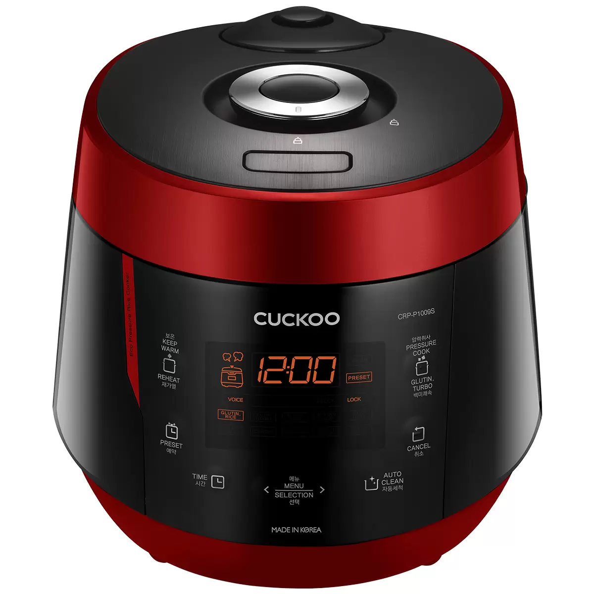 Cuckoo HP Electric Pressure Rice Cooker/Warmer CRP-P1009S Red