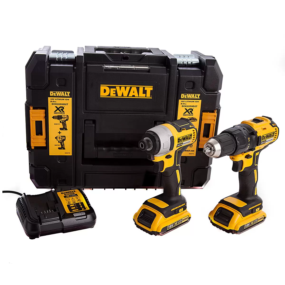 DeWALT 18V XR Brushless 2 Pieces Kit 2AH