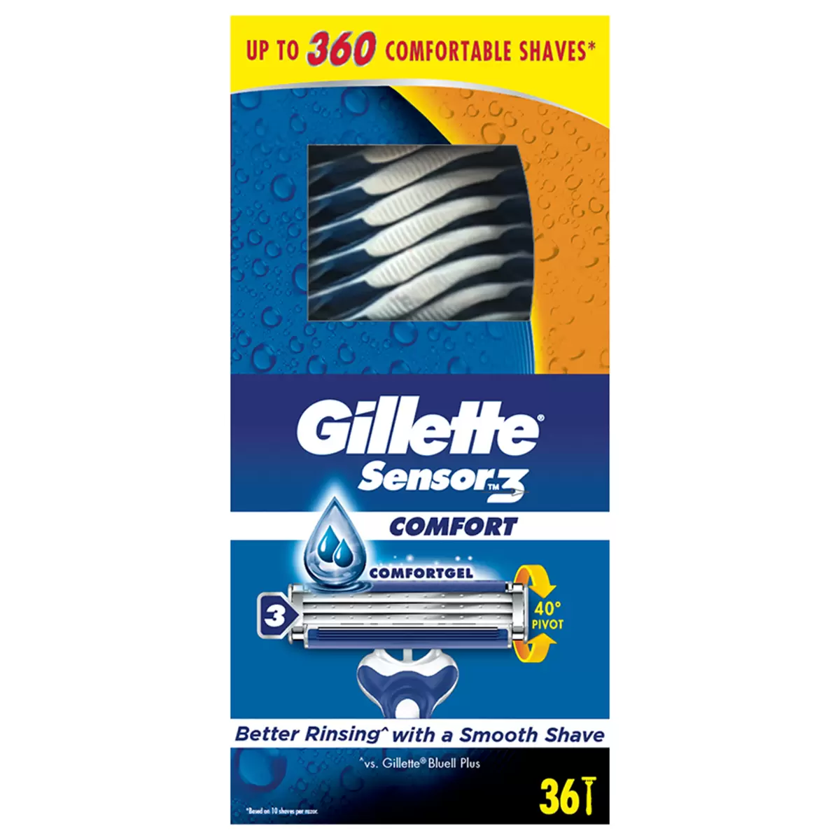 Gillette Sensor3 Disposable 36 Pack
