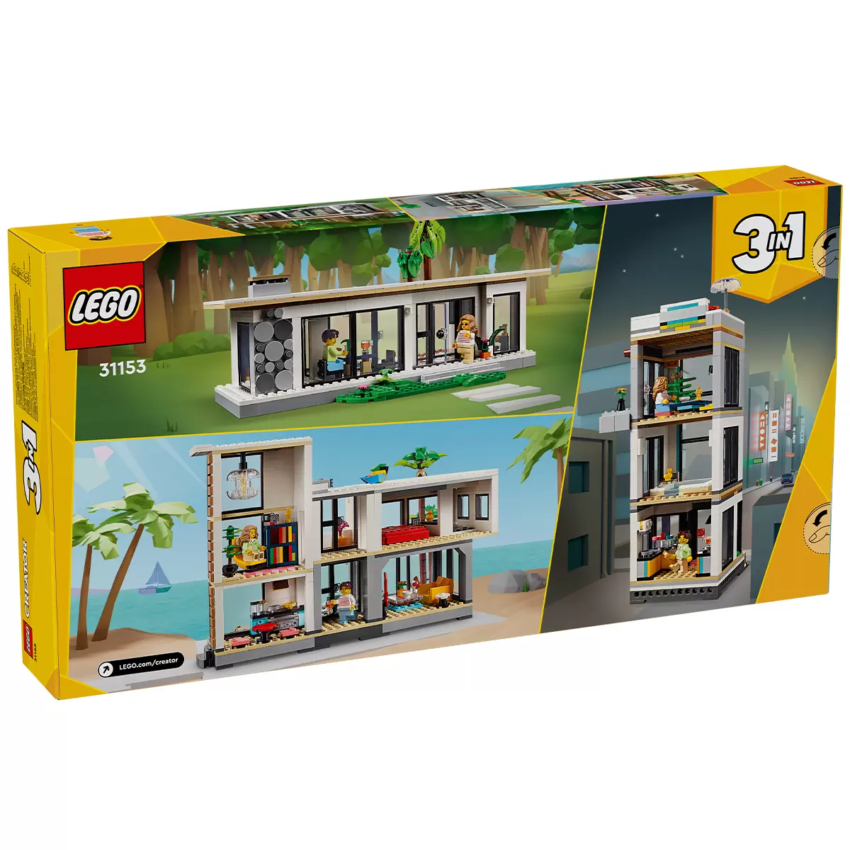 lego modern house 31153