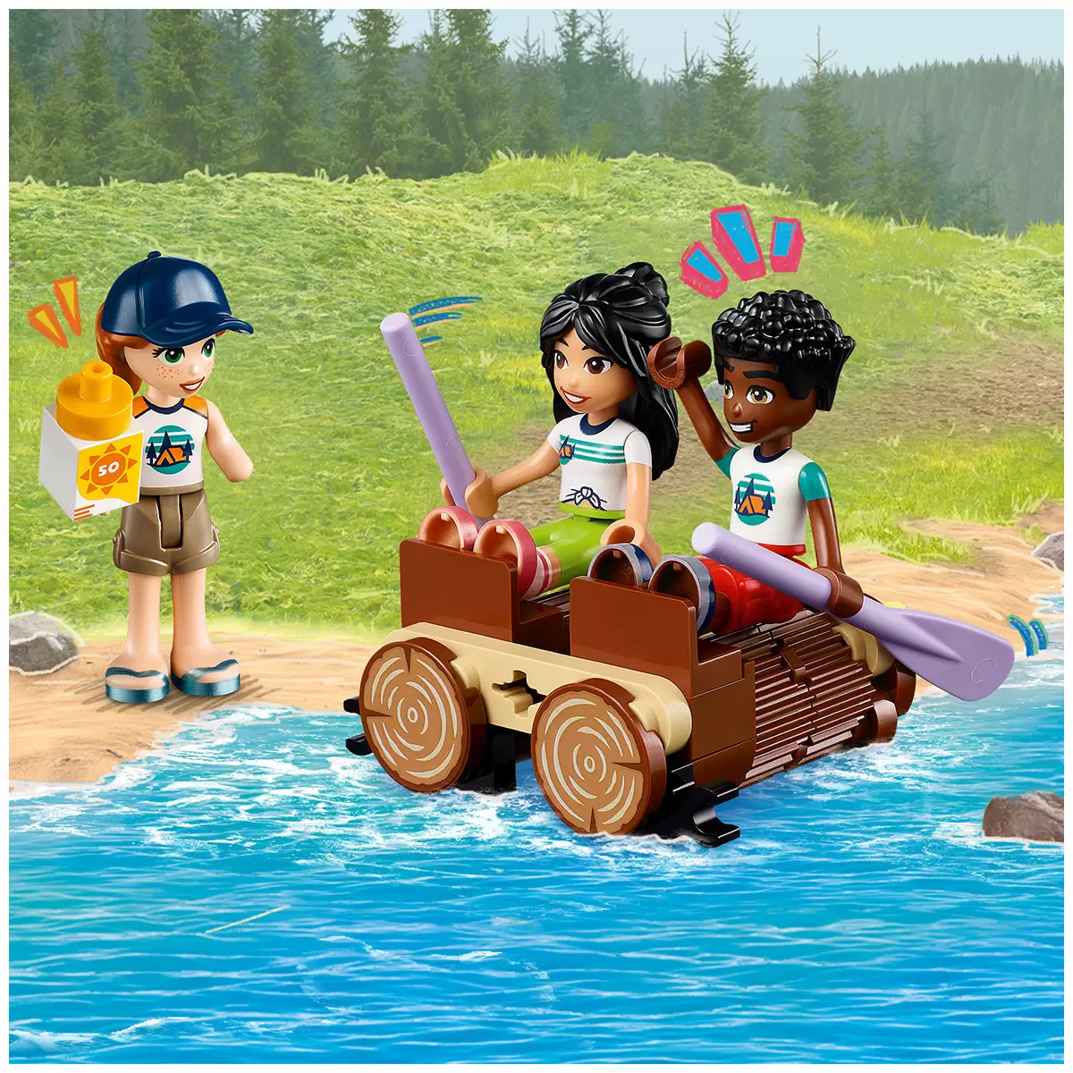 lego friends adventure camp water sports 42