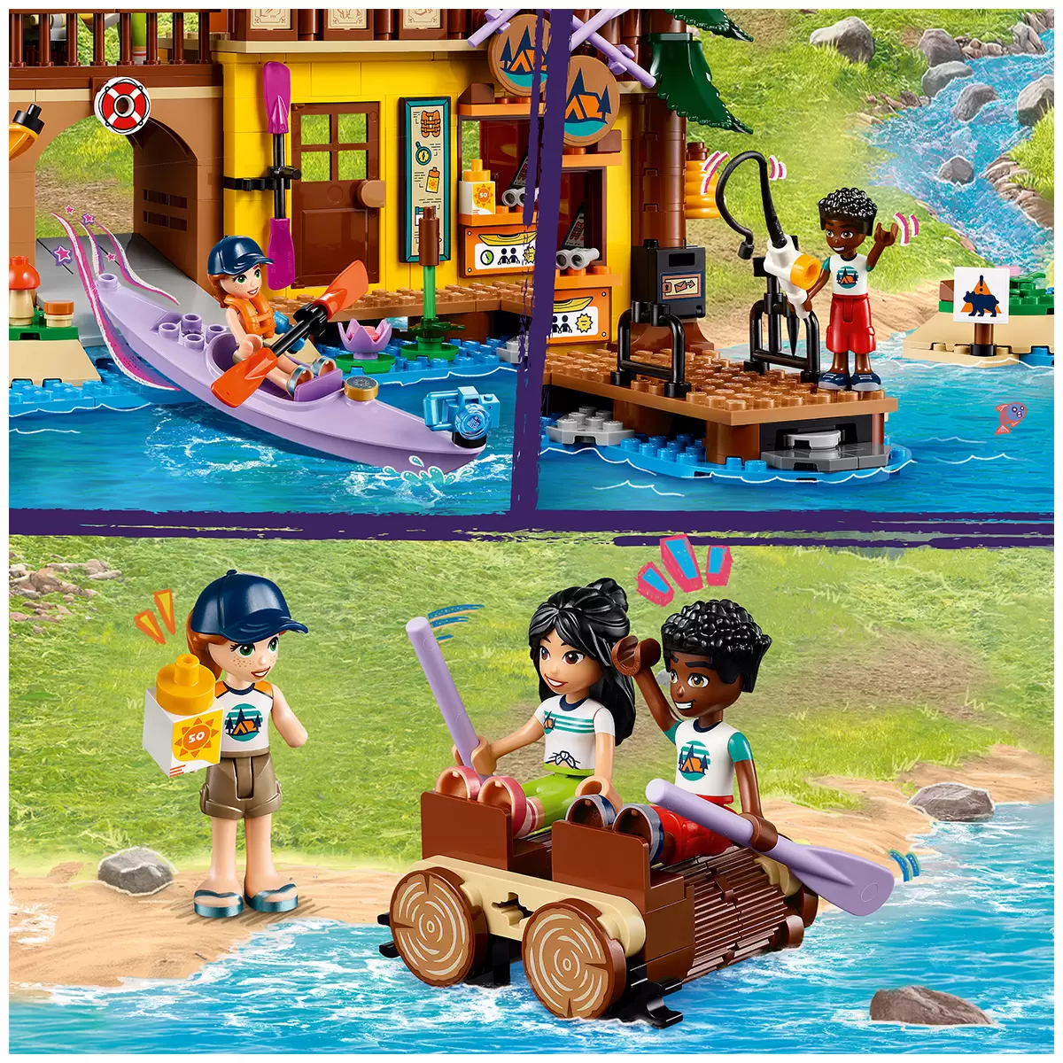 lego friends adventure camp water sports 42