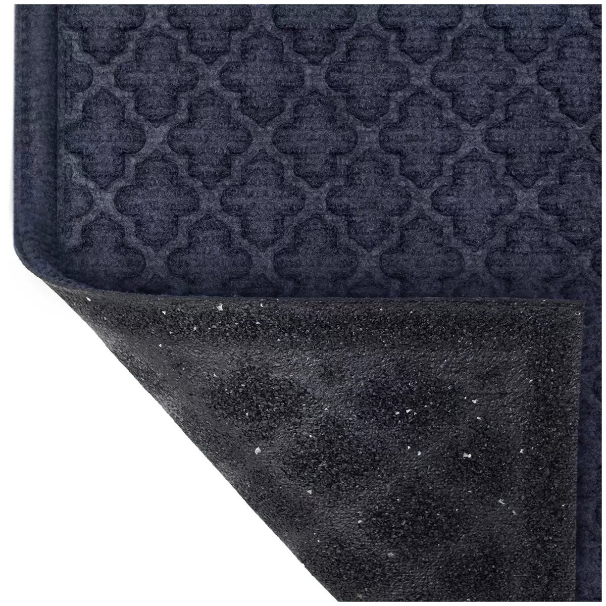 STEPGUARD Door Mat 61cm x 91cm Charcoal Cobalt Blue