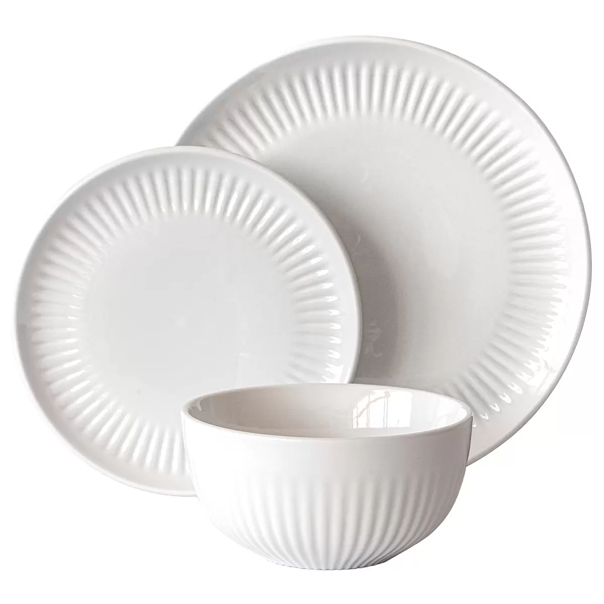 overandback Porcelain Dinnerware Set 12 Piece