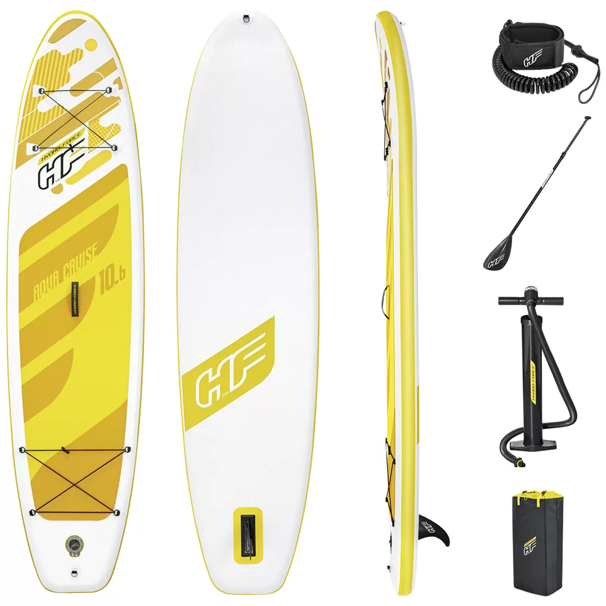 Bestway Hydro-Force Aqua Cruise Inflatable Stand Up Paddleboard Set 3.2 Metre