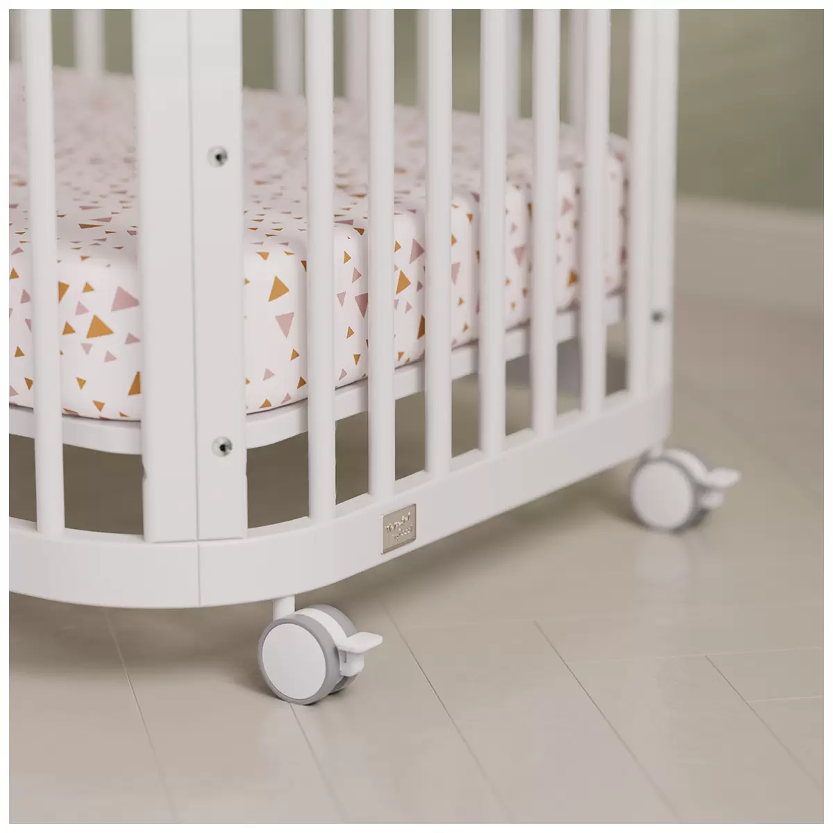 Boori Waratah Sage Compact Cot Bed Barley