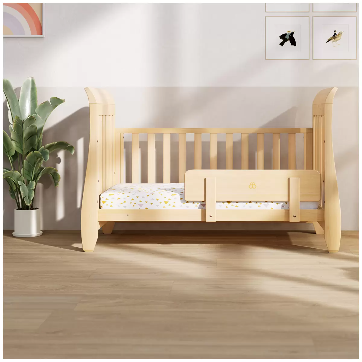 Boori Waratah Sleigh Jasmine Cot Bed