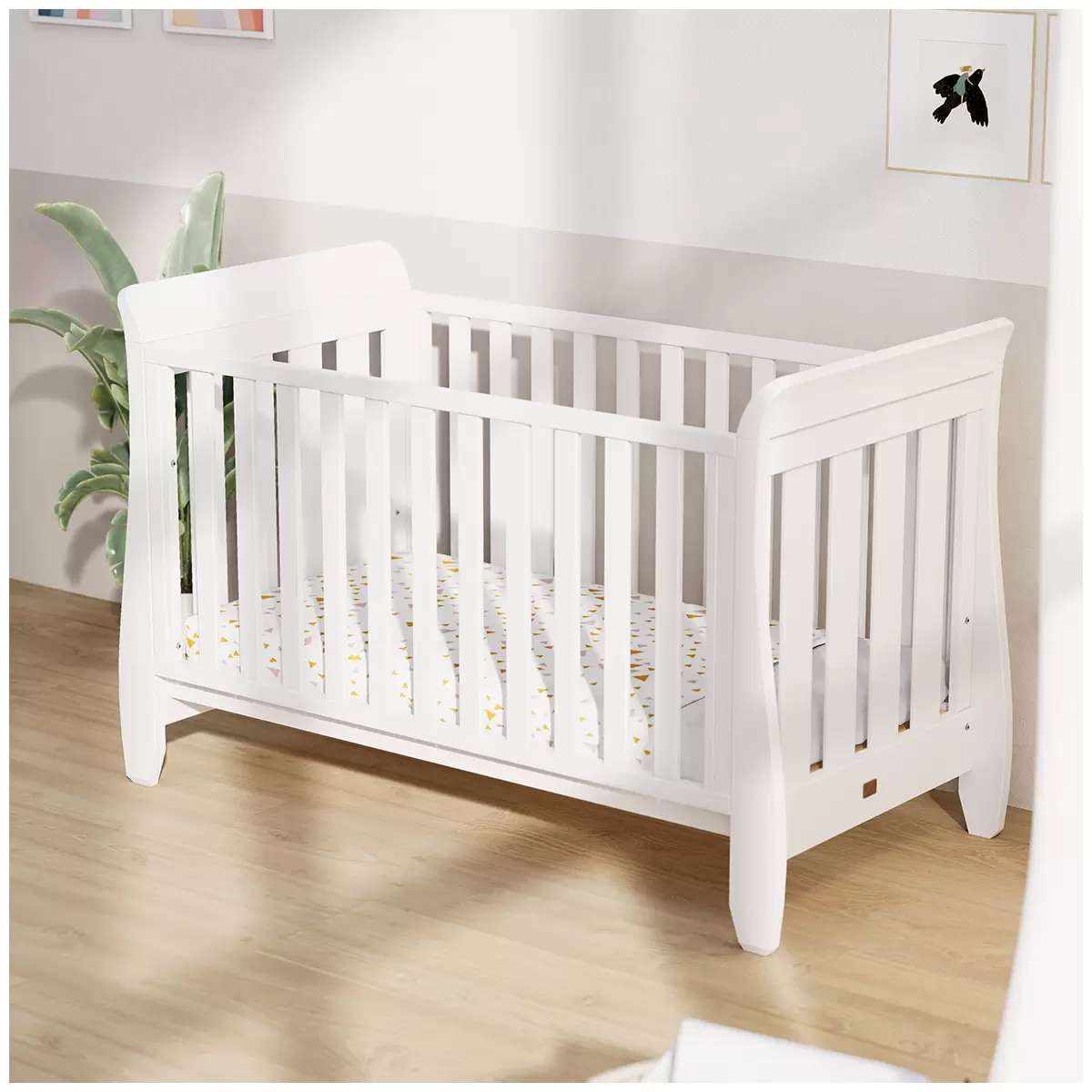 Boori Waratah Sleigh Jasmine Cot Bed