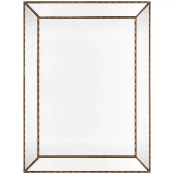 Café Lighting and Living Zeta Wall Mirror Large Antique Gold