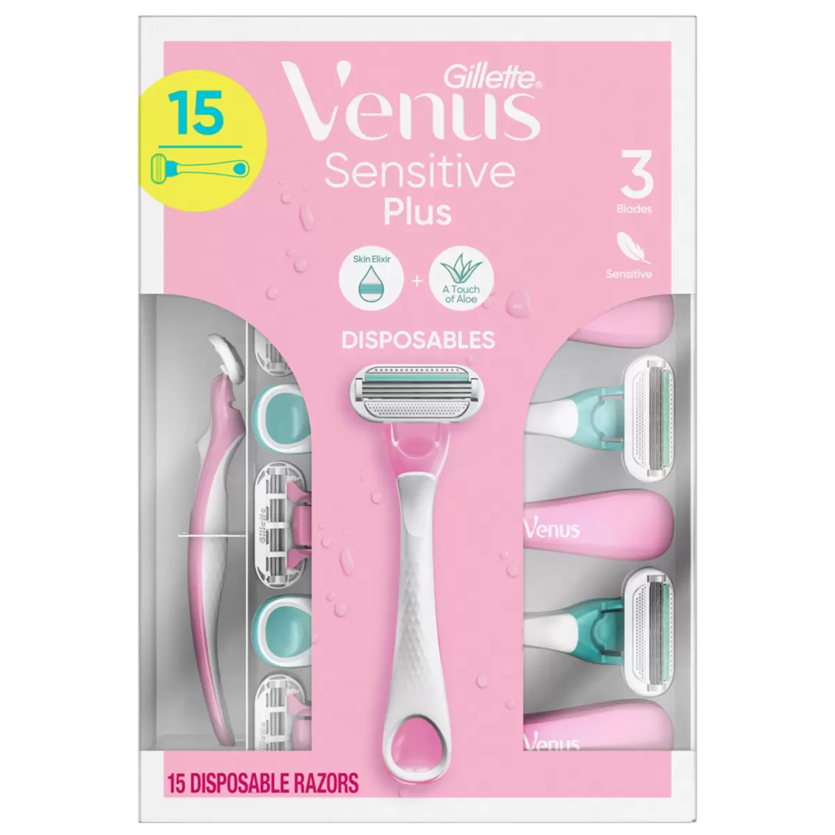 Gillette Venus Sens Razor Disposable 15 Count