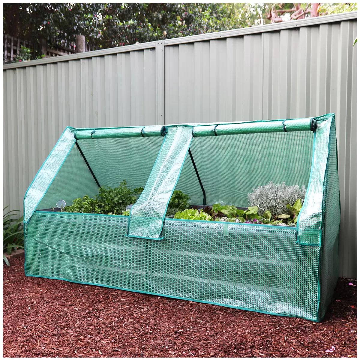 Green Life LARGE GARDEN BED with Cover - Eucalypt