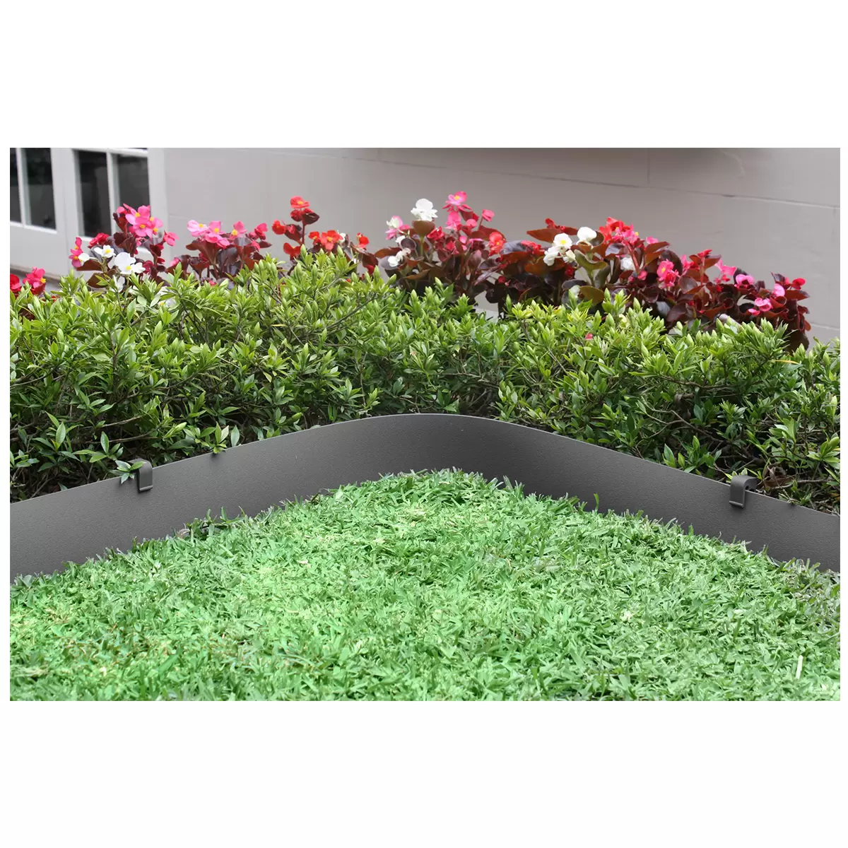 Green Life 2 Pack Plastic Edging 150Mm - Slate Grey