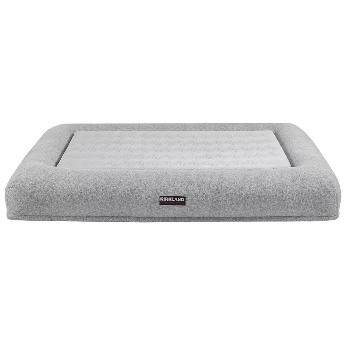 Kirkland Signature 2 In 1 Bolster Pet Bed Grey