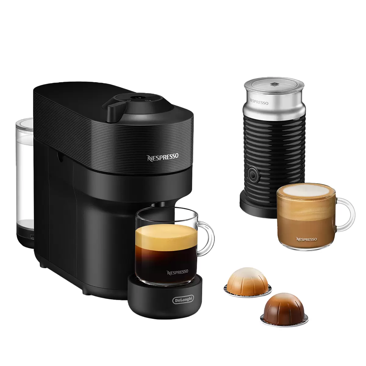 Nespresso De'Longhi Vertuo POP Coffee Machine Bundle