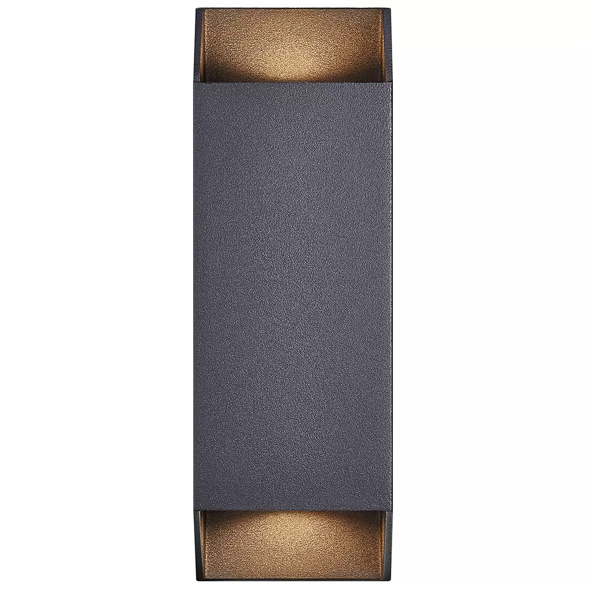 Nordlux Nico Square 22 Black Outdoor Wall Light IP54 GU10