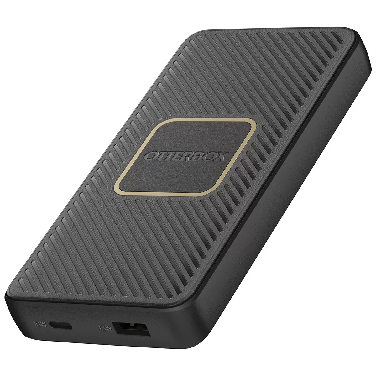 OtterBox 10K mAh Fast Charge Wireless Dual Port Power Bank Black