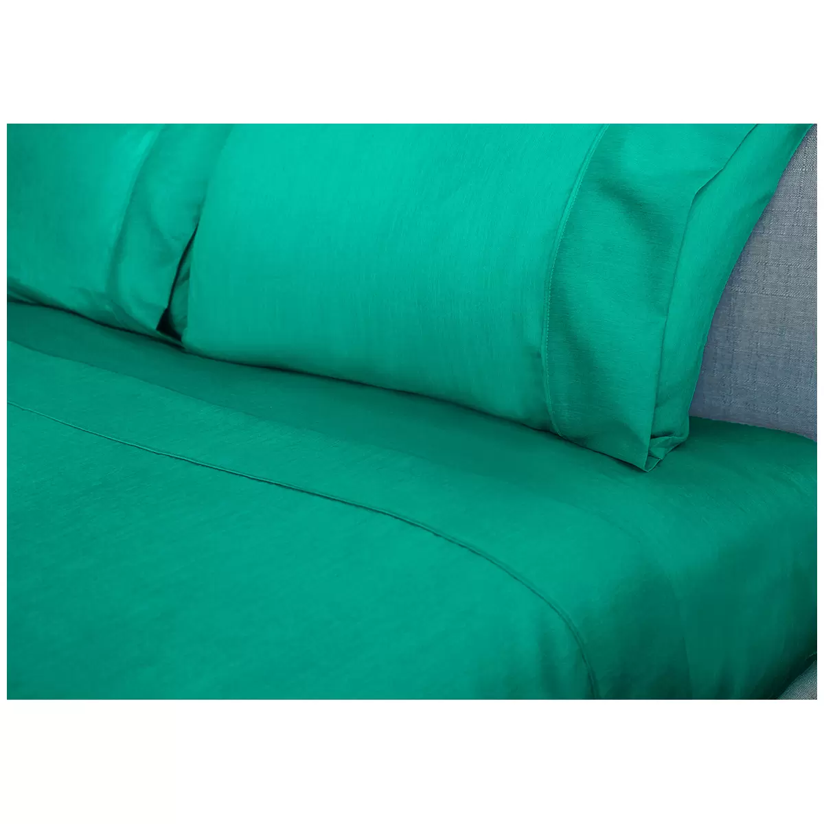 Kingtex Bamboo Cooling 2000TC Sheet Set Single - Teal