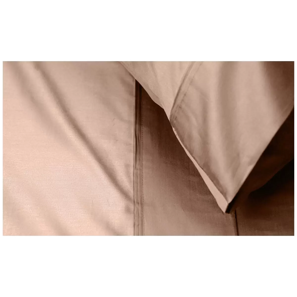 Kingtex American Pima 1000TC Quilt Cover Set Queen - Linen