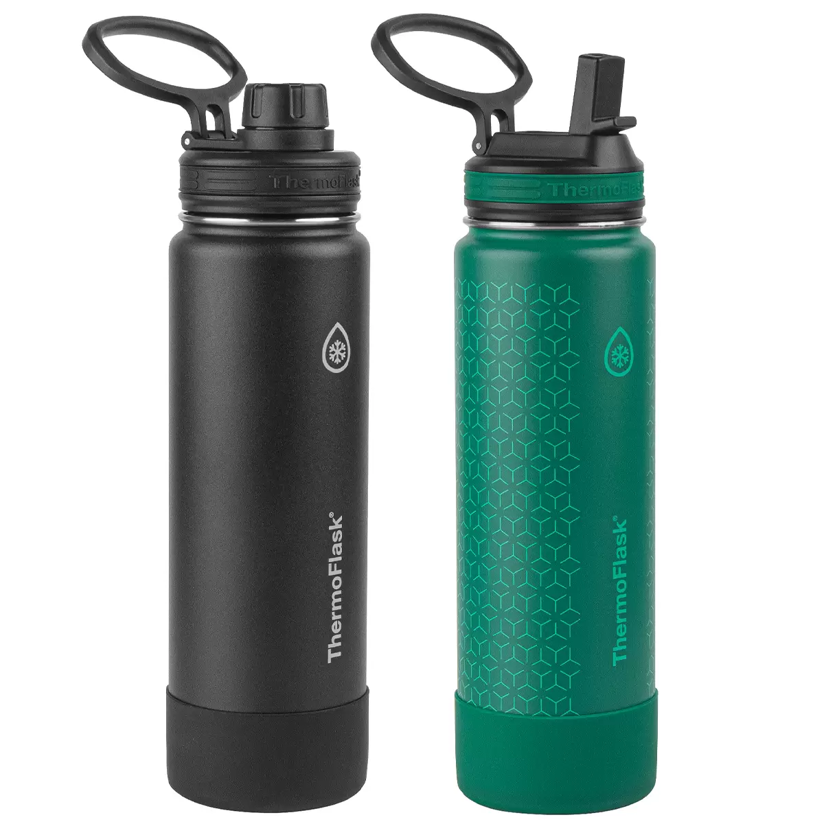 Thermoflask 946ml Motivational Drink Bottle 2-Pack