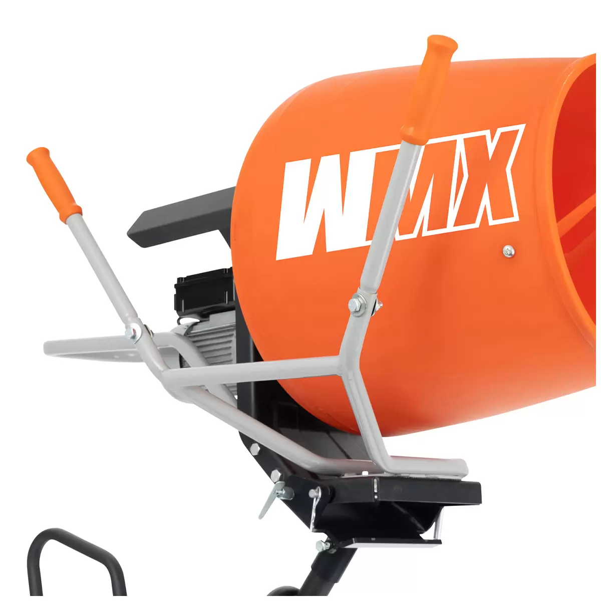 WMX Electric Side Top Poly Drum Cement Mixer