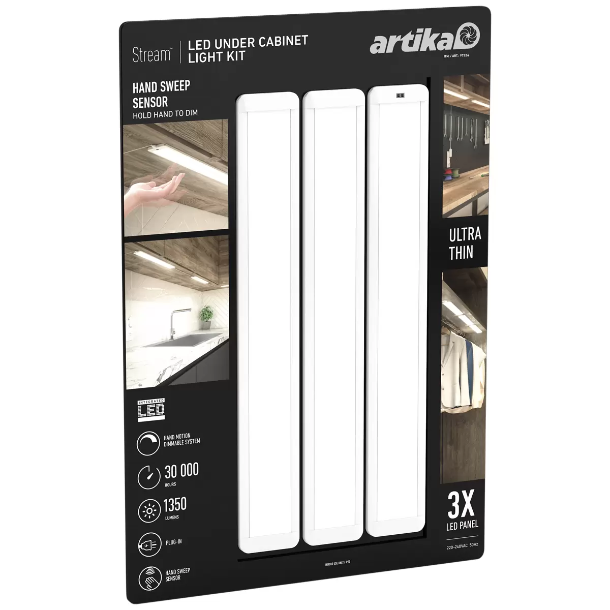 Artika Under-Cabinet LED Light 3 Pack